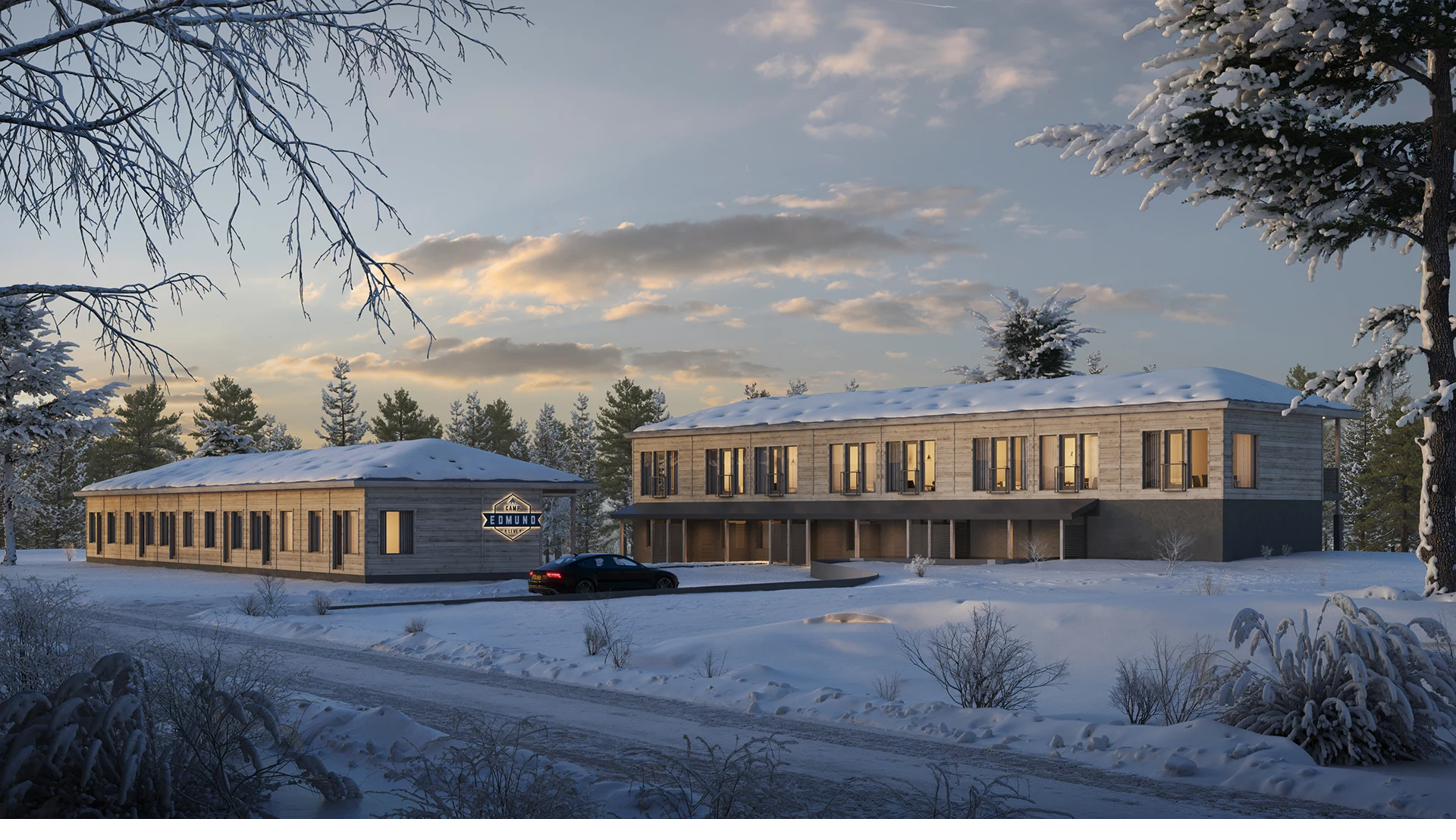 Camp Edmund Residences, Levi — artist's impression